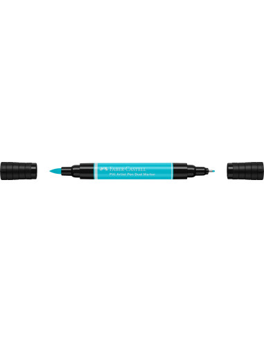 FC162154-4,Pitt artist pen dual marker turcoaz cobalt deschis 154 Faber-castell - Set 4