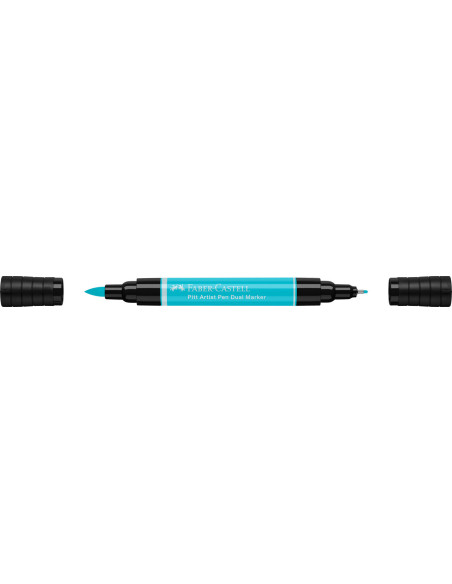 FC162154-4,Pitt artist pen dual marker turcoaz cobalt deschis 154 Faber-castell - Set 4