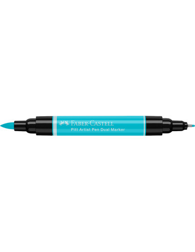 FC162154-4,Pitt artist pen dual marker turcoaz cobalt deschis 154 Faber-castell - Set 4