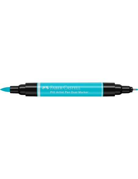 FC162154-4,Pitt artist pen dual marker turcoaz cobalt deschis 154 Faber-castell - Set 4