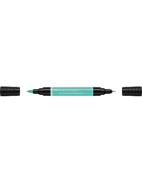 FC162161-4,Pitt artist pen dual marker verde phtalo 161 Faber-castell - Set 4