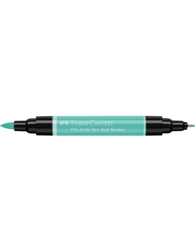 FC162161-4,Pitt artist pen dual marker verde phtalo 161 Faber-castell - Set 4