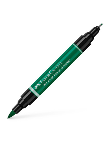 FC162164-4,Pitt artist pen dual marker verde phtalo inchis 264 Faber-castell - Set 4
