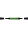FC162167-4,Pitt artist pen dual marker verde oliv permanent 167 Faber-castell - Set 4