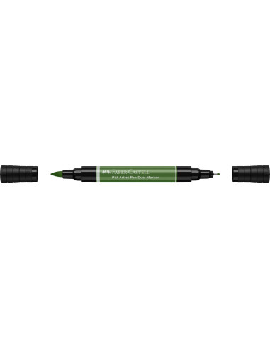 FC162174-4,Pitt artist pen dual marker verde crom opac 174 Faber-castell - Set 4