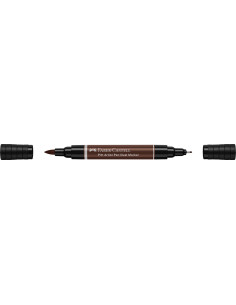 FC162175-4,Pitt artist pen dual marker sepia inchis 175 Faber-castell - Set 4 2