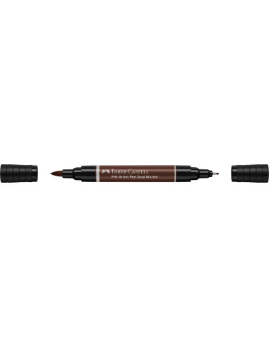 FC162175-4,Pitt artist pen dual marker sepia inchis 175 Faber-castell - Set 4
