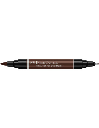 FC162175-4,Pitt artist pen dual marker sepia inchis 175 Faber-castell - Set 4