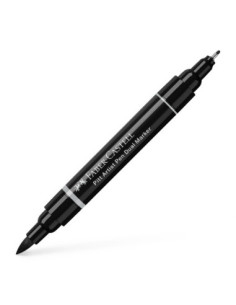 FC162199-4,Pitt artist pen dual marker negru 199 Faber-castell - Set 4