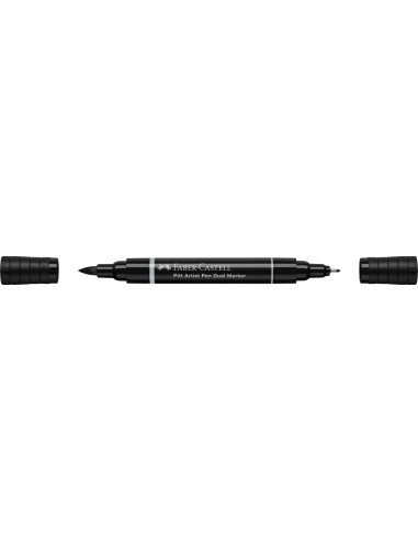 FC162199-4,Pitt artist pen dual marker negru 199 Faber-castell - Set 4