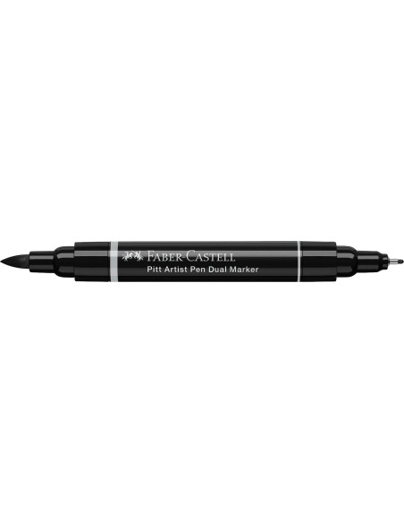 FC162199-4,Pitt artist pen dual marker negru 199 Faber-castell - Set 4