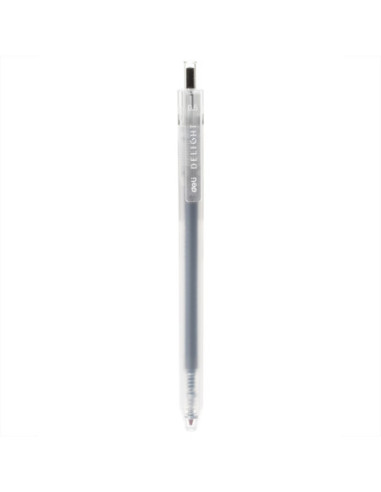 DLEG118-BK-12,Pix cu gel cu mecanism 0.5mm negru delight Deli - Set 12