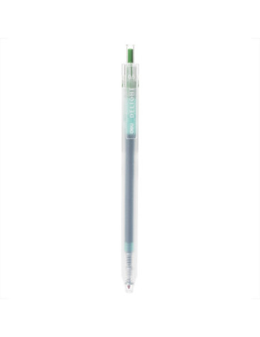 DLEG118-GN-12,Pix cu gel cu mecanism 0.5mm verde delight Deli - Set 12
