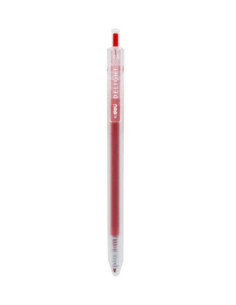 DLEG118-RD-12,Pix cu gel cu mecanism 0.5mm rosu delight Deli - Set 12