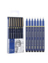 DLEQ909,Set 7 buc liner grafic (0.2, 0.25, 0.3, 0.35,0.4, 0.45, 0.5mm) Deli