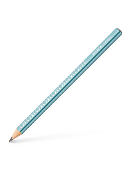 FC111662-12,Creion grafit b sparkle jumbo bleu ocean 2023 Faber-castell - Set 12