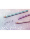 FC111662-12,Creion grafit b sparkle jumbo bleu ocean 2023 Faber-castell - Set 12