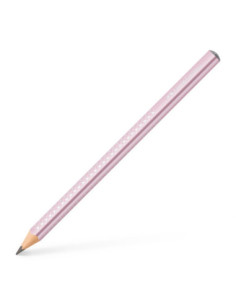 FC111661-12,Creion grafit b sparkle jumbo rose 2023 Faber-castell - Set 12