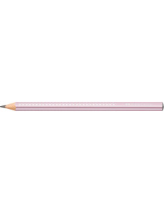 FC111661-12,Creion grafit b sparkle jumbo rose 2023 Faber-castell - Set 12 2