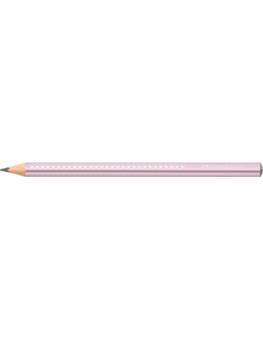 FC111661-12,Creion grafit b sparkle jumbo rose 2023 Faber-castell - Set 12