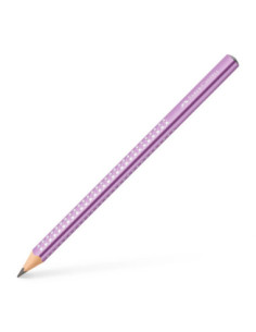 FC111663-12,Creion grafit b sparkle jumbo violet 2023 Faber-castell - Set 12