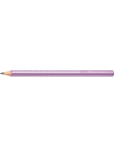 FC111663-12,Creion grafit b sparkle jumbo violet 2023 Faber-castell - Set 12