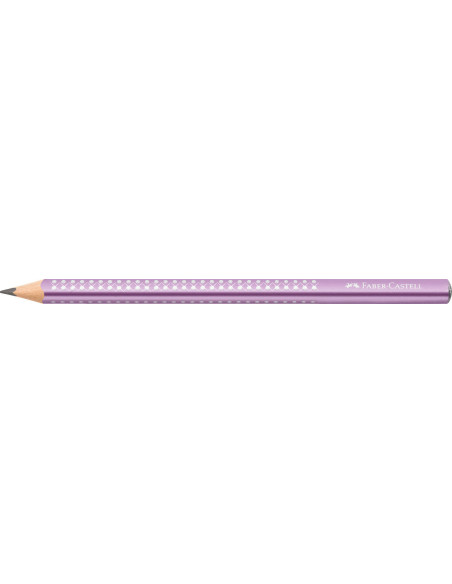 FC111663-12,Creion grafit b sparkle jumbo violet 2023 Faber-castell - Set 12