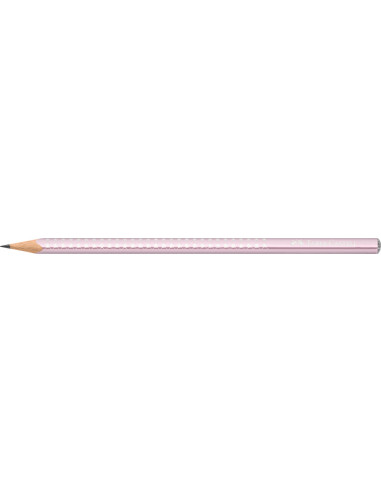 FC118261-12,Creion grafit b sparkle rose metalizat 2023 Faber-castell - Set 12