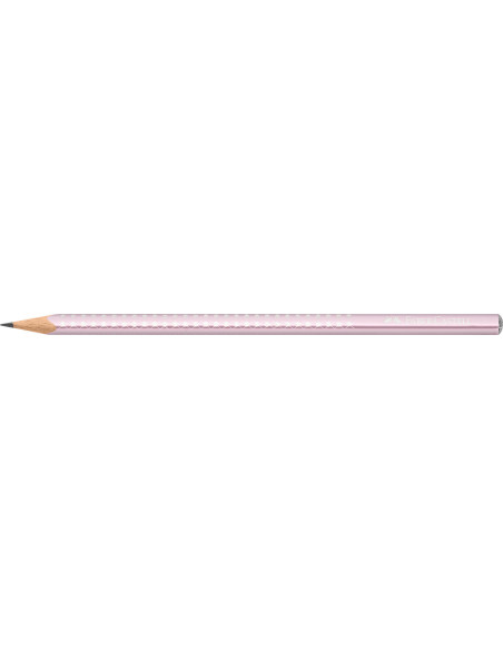 FC118261-12,Creion grafit b sparkle rose metalizat 2023 Faber-castell - Set 12