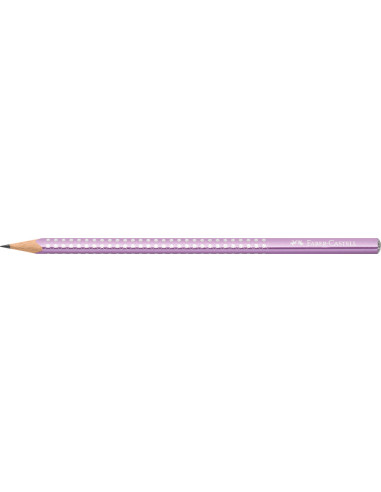 FC118263-12,Creion grafit b sparkle violet metalizat 2023 Faber-castell - Set 12