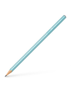 FC118262-12,Creion grafit b sparkle bleu ocean metalizat 2023 Faber-castell - Set 12