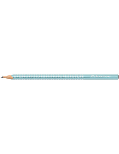 FC118262-12,Creion grafit b sparkle bleu ocean metalizat 2023 Faber-castell - Set 12