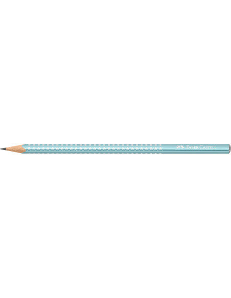 FC118262-12,Creion grafit b sparkle bleu ocean metalizat 2023 Faber-castell - Set 12