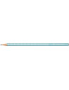 FC118262-12,Creion grafit b sparkle bleu ocean metalizat 2023 Faber-castell - Set 12