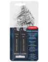 DW2302431,Blister 2 x mine creion 0.7 hb/2b + 2 radiere pt creion profesional Derwent