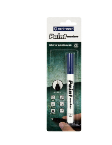 CE921102-10,Marker vopsea albastra 0.7mm 9211 Centropen - Set 10