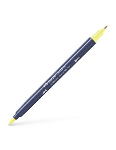 FC164703-5,Sketch marker 2 capete galben deschis glazurat 104 goldfaber Faber-castell - Set 5