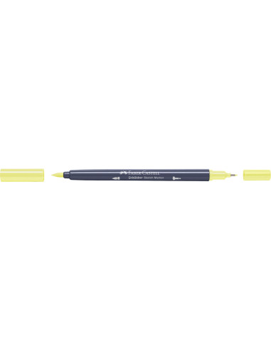 FC164703-5,Sketch marker 2 capete galben deschis glazurat 104 goldfaber Faber-castell - Set 5