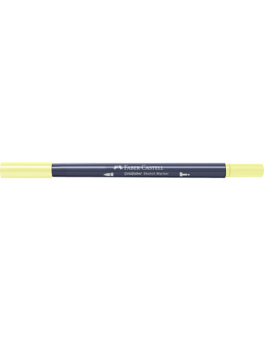 FC164703-5,Sketch marker 2 capete galben deschis glazurat 104 goldfaber Faber-castell - Set 5
