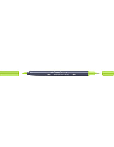 FC164705-5,Sketch marker 2 capete galben lime 207 goldfaber Faber-castell - Set 5
