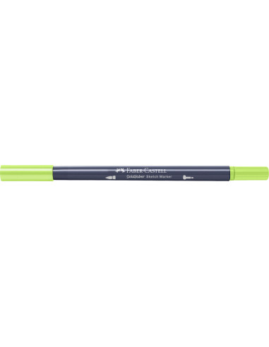 FC164705-5,Sketch marker 2 capete galben lime 207 goldfaber Faber-castell - Set 5