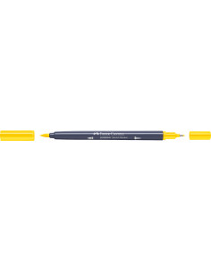FC164707-5,Sketch marker 2 capete galben cadmium 107 goldfaber Faber-castell - Set 5 2