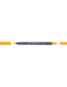 FC164708-5,Sketch marker 2 capete galben crom inchis 109 goldfaber Faber-castell - Set 5 2