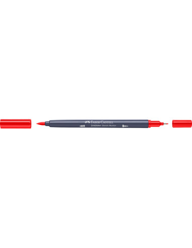 FC164716-5,Sketch marker 2 capete rosu scarlet 118 goldfaber Faber-castell - Set 5