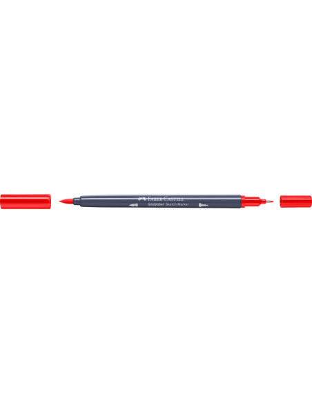 FC164716-5,Sketch marker 2 capete rosu scarlet 118 goldfaber Faber-castell - Set 5