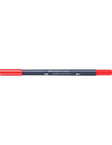 FC164716-5,Sketch marker 2 capete rosu scarlet 118 goldfaber Faber-castell - Set 5