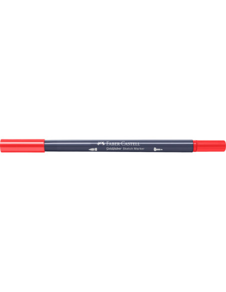 FC164716-5,Sketch marker 2 capete rosu scarlet 118 goldfaber Faber-castell - Set 5
