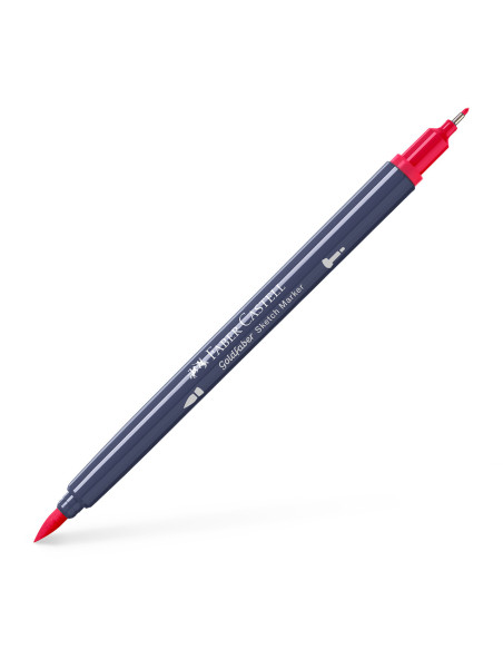 FC164717-5,Sketch marker 2 capete carmin permanent 126 goldfaber Faber-castell - Set 5