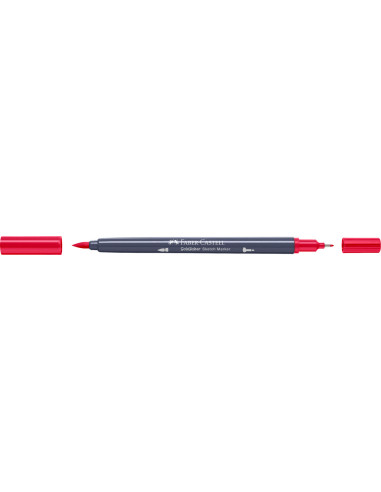 FC164717-5,Sketch marker 2 capete carmin permanent 126 goldfaber Faber-castell - Set 5