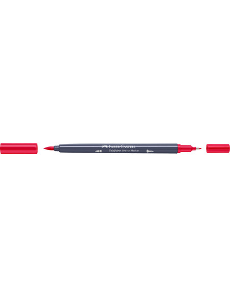 FC164717-5,Sketch marker 2 capete carmin permanent 126 goldfaber Faber-castell - Set 5